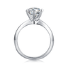 2ct 6 Claw Setting Moissanite Ring