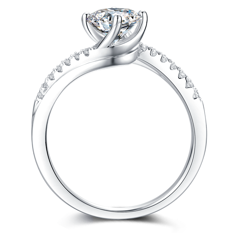 Twist Moissanite Ring