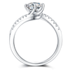 Twist Moissanite Ring