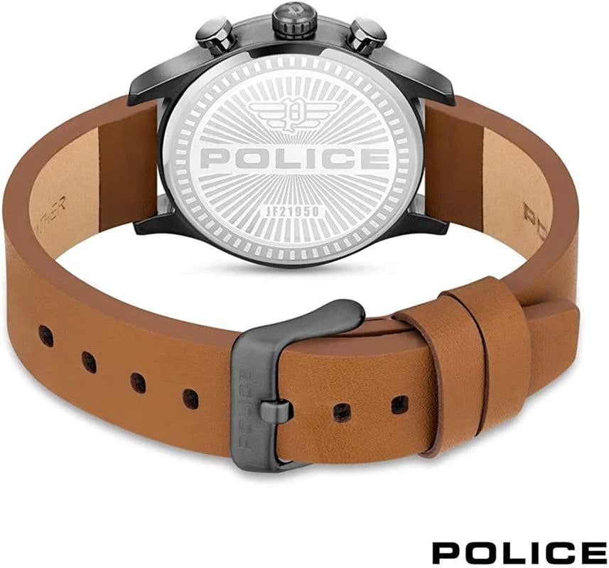 Police Barter Multifunction Leather Strap PEWJF2195003